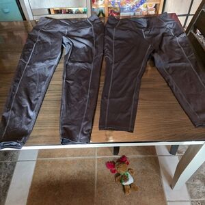 Torrid Black Active Leggings for Women Lot Of 2nboth Size 1